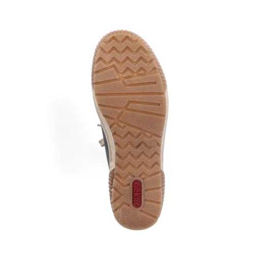 Rieker Damen Schnürschuhe blaugrau