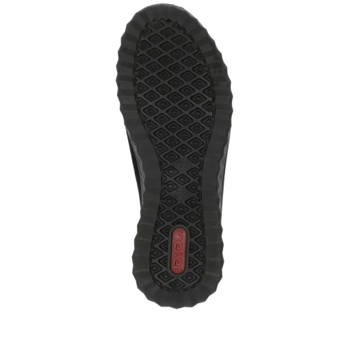 Rieker Damen Schnürschuhe nachtschwarz
