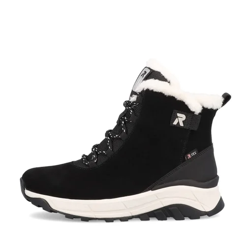 Rieker Damen Schnürstiefel deep-black pearl
