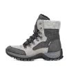 Rieker Damen Schnürstiefel silbergrau