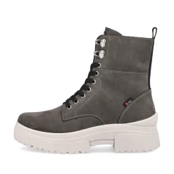 Rieker Damen Schnürstiefel graphite