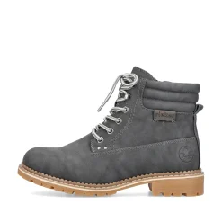 Rieker Damen Schnürstiefel granitgrau