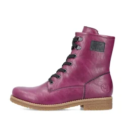 Rieker Damen Schnürstiefel aubergine