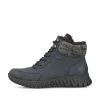 Rieker Damen Schnürstiefel dunkelblau