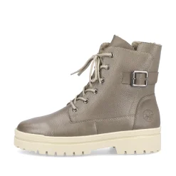 Rieker Damen Schnürstiefel asphaltgrau