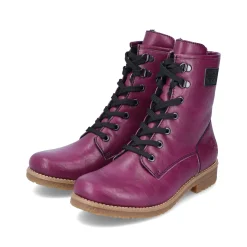 Rieker Damen Schnürstiefel aubergine