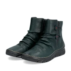 Rieker Damen Schnürstiefel waldgrün