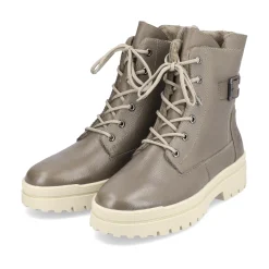 Rieker Damen Schnürstiefel asphaltgrau