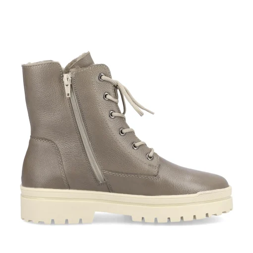 Rieker Damen Schnürstiefel asphaltgrau