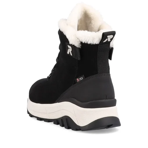 Rieker Damen Schnürstiefel deep-black pearl
