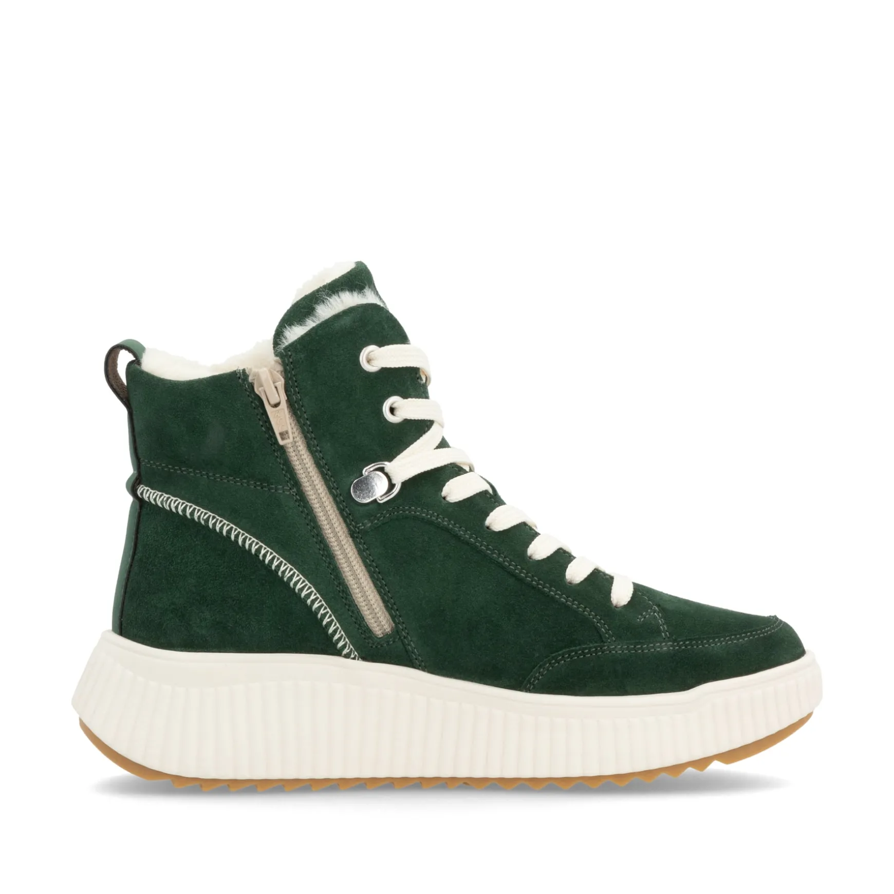 Rieker Damen Schnürstiefel waldgrün