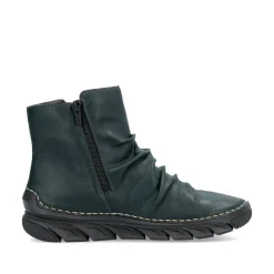 Rieker Damen Schnürstiefel waldgrün