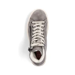 Rieker Damen Schnürstiefel quarzgrau