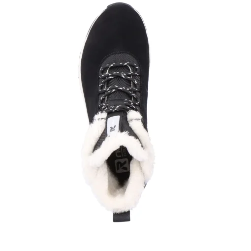 Rieker Damen Schnürstiefel deep-black pearl