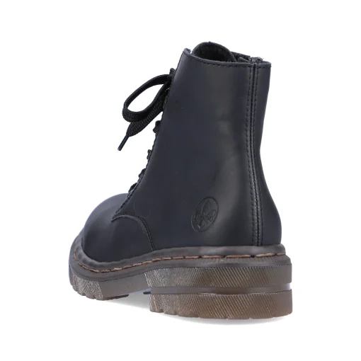 Rieker Damen Schnürstiefel carbonschwarz