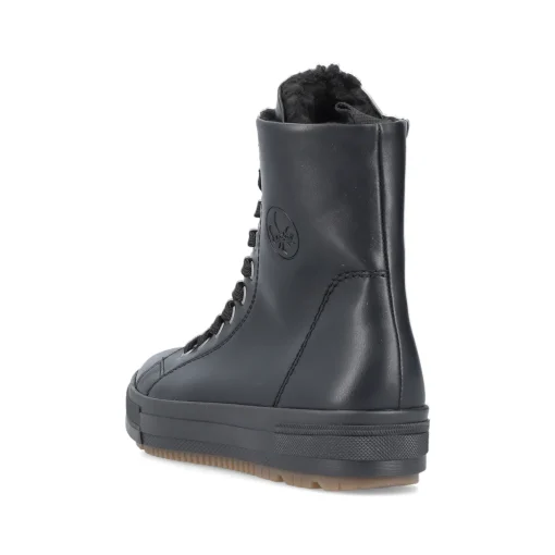 Rieker Damen Schnürstiefel tiefschwarz