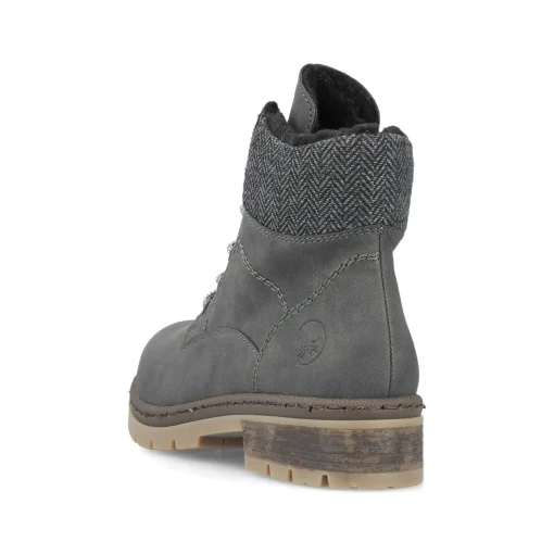 Rieker Damen Schnürstiefel asphaltgrau