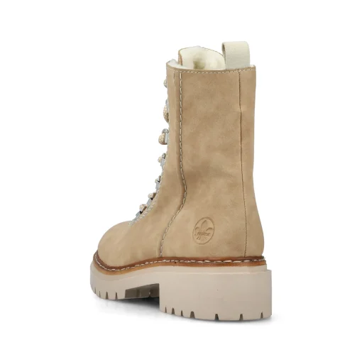 Rieker Damen Schnürstiefel braunbeige