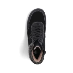 Rieker Damen Schnürstiefel urbanschwarz