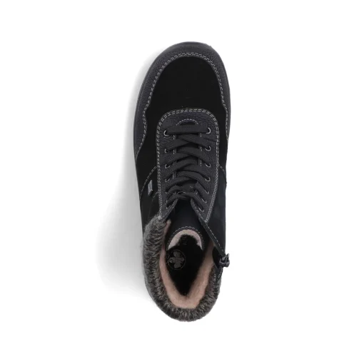 Rieker Damen Schnürstiefel urbanschwarz