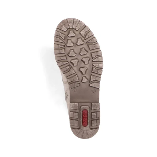 Rieker Damen Schnürstiefel hellbeige