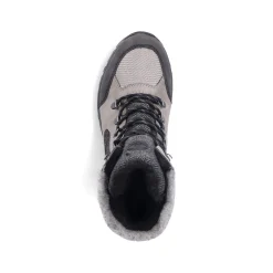 Rieker Damen Schnürstiefel silbergrau