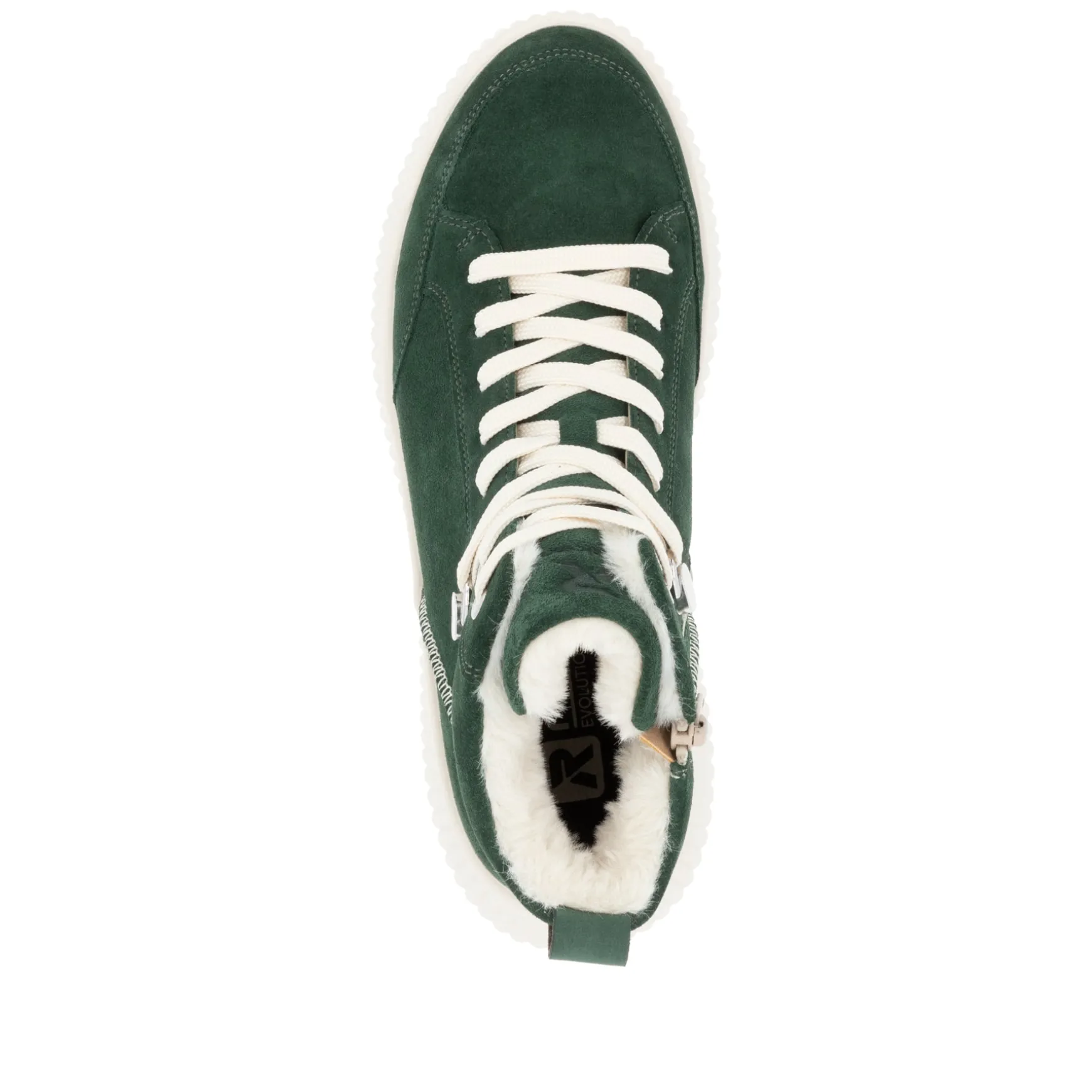 Rieker Damen Schnürstiefel waldgrün