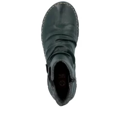 Rieker Damen Schnürstiefel waldgrün