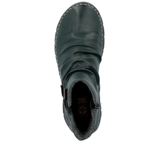 Rieker Damen Schnürstiefel waldgrün
