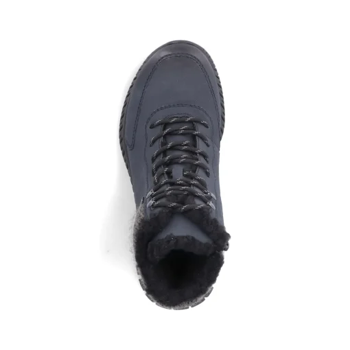 Rieker Damen Schnürstiefel dunkelblau