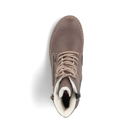 Rieker Damen Schnürstiefel zimtbraun