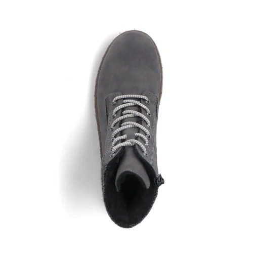 Rieker Damen Schnürstiefel asphaltgrau