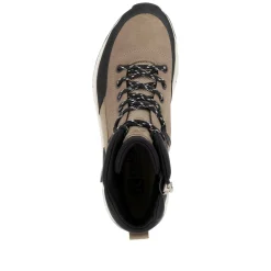 Rieker Damen Schnürstiefel braunbeige-schwarz