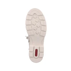Rieker Damen Schnürstiefel hellbeige