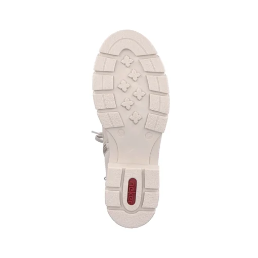 Rieker Damen Schnürstiefel hellbeige