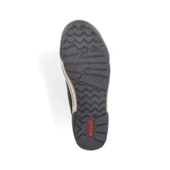 Rieker Damen Schnürstiefel asphaltschwarz