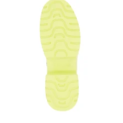 Rieker Damen Schnürstiefel mattschwarz-neongrün