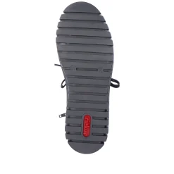 Rieker Damen Schnürstiefel tiefschwarz
