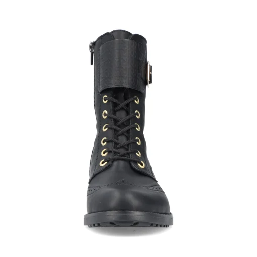 Rieker Damen Schnürstiefel asphaltschwarz