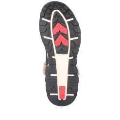 Rieker Damen Schnürstiefel asphaltschwarz