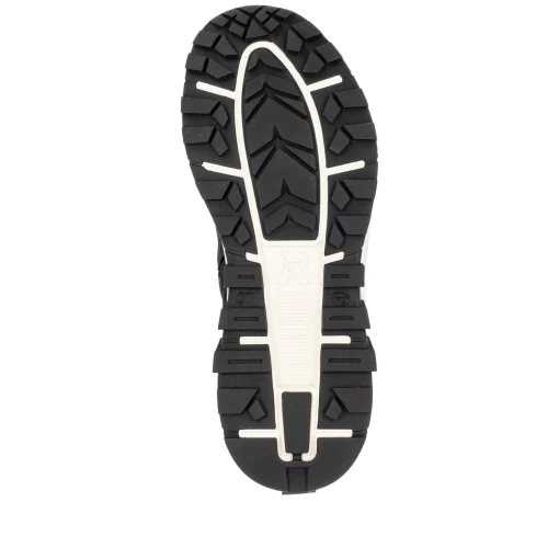 Rieker Damen Schnürstiefel urbanschwarz
