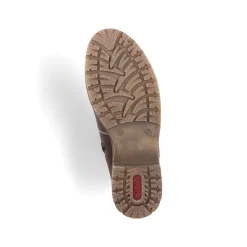 Rieker Damen Schnürstiefel zimtbraun
