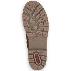 Rieker Damen Schnürstiefel nussbraun