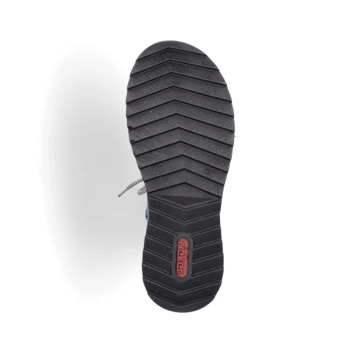Rieker Damen Schnürstiefel californiablau
