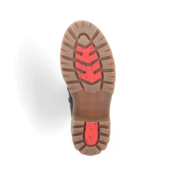 Rieker Damen Schnürstiefel tiefschwarz