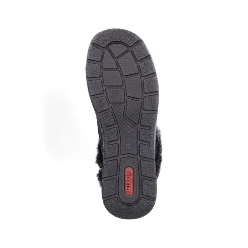 Rieker Damen Schnürstiefel nachtschwarz