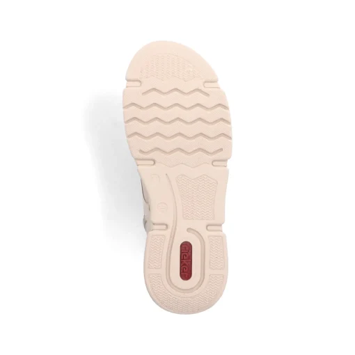 Rieker Damen Schnürstiefel hellbeige