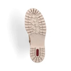 Rieker Damen Schnürstiefel braunbeige