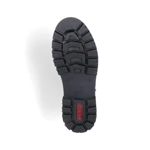 Rieker Damen Schnürstiefel graugrün-schwarz