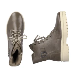 Rieker Damen Schnürstiefel asphaltgrau
